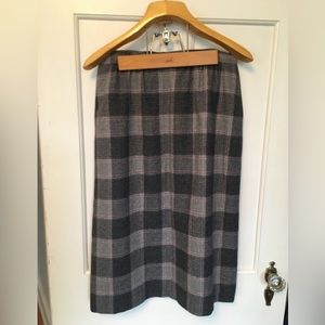 Vintage Pendleton Wool Midi Skirt